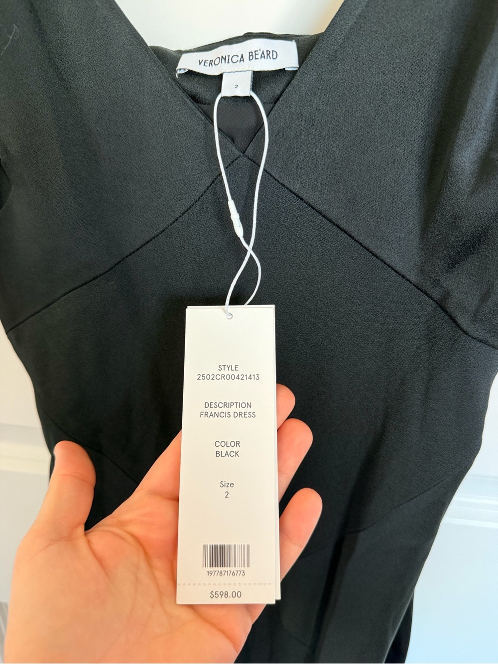 NWT Veronica Beard Francis Maxi Slip Dress Size 2 - Picture 7 of 7